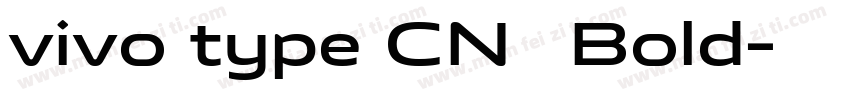 vivo type CN繁 Bold字体转换